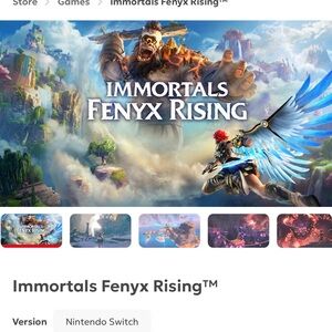 Nintendo Immortals Fenyx Rising – Blue, White, Red